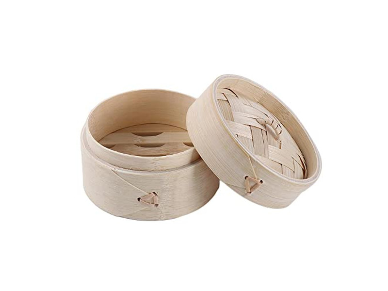 बिग मोमो डिम सम स्टीमर्स बांस की भाप टोकरी