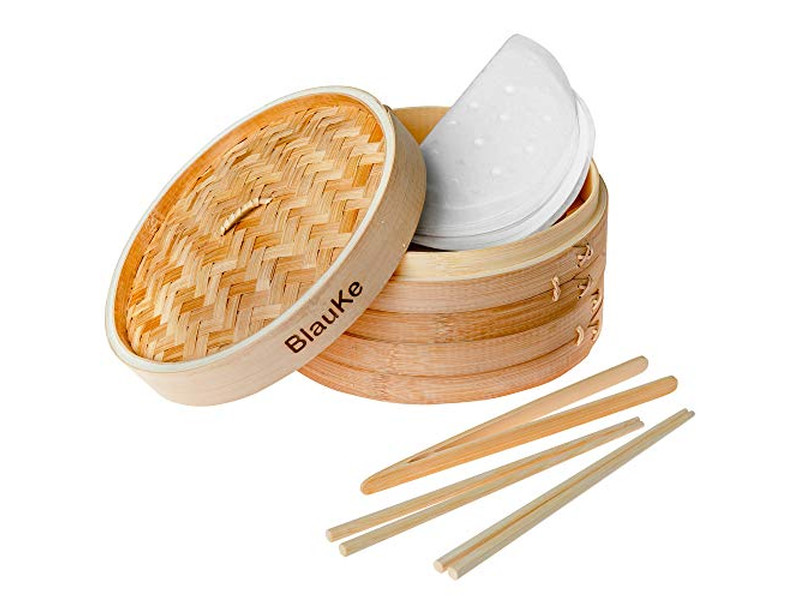 फैक्टरी बिग पॉट इन्सर्ट्स बांस की भाप टोकरी