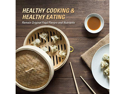 बांस किचन 3 लेयर बांस की भाप टोकरी