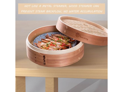 मोमो 8 टॉर्टिला टियर पॉट बांस की भाप टोकरी खरीदें