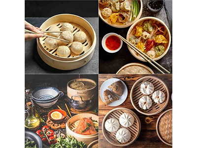 फैक्टरी बिग पॉट इन्सर्ट्स बांस की भाप टोकरी