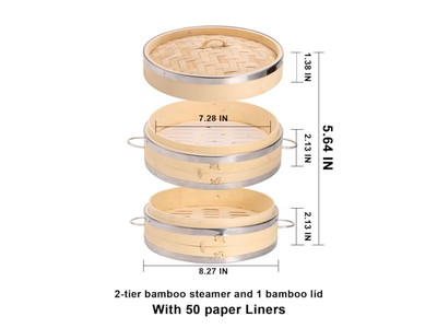 गोल्ड पॉट राइस गैस सीग्रास बांस की भाप टोकरी