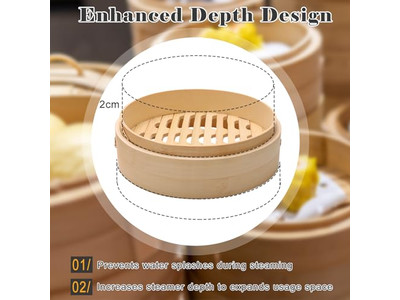 मशीन स्टीम्ड बन पॉट बांस की भाप टोकरी