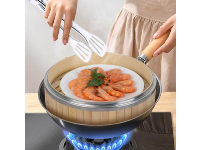 पॉट सेट्स कुकवेयर बांस की भाप टोकरी