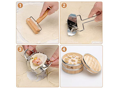 स्ट्रीमर स्टीमर्स कुकर बांस की भाप टोकरी